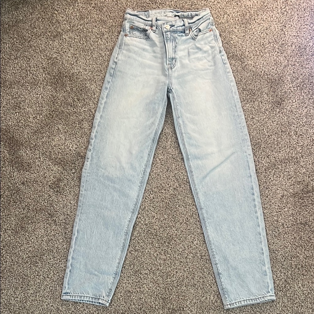 American Eagle Outfitters High Rise Light Wash Jeans